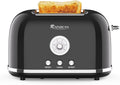 Retro 2-Slice Stainless Steel Toaster
