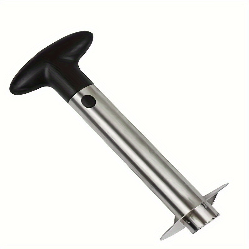[1pc Easy Pineapple Corer Slicer] 1pc Stainless Steel Pineapple Corer and Slicer, Easy to Use Kitchen Tool for Effortless Pineapple Core Removal and Slicing