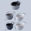 4pcs, Mixing Bowls, Nesting Plastic Mixing Bowl Set With Pour Spouts And Handles, Home Kitchen Accessories