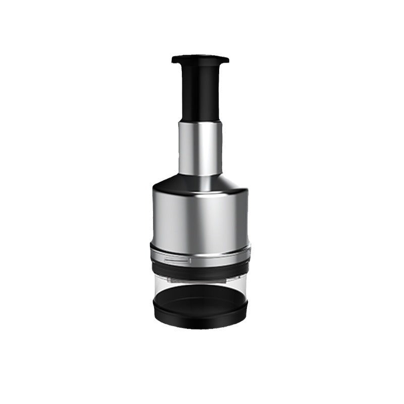 Steel Garlic & Vegetable Chopper ? Manual Food Cutter for Kitchen Prep