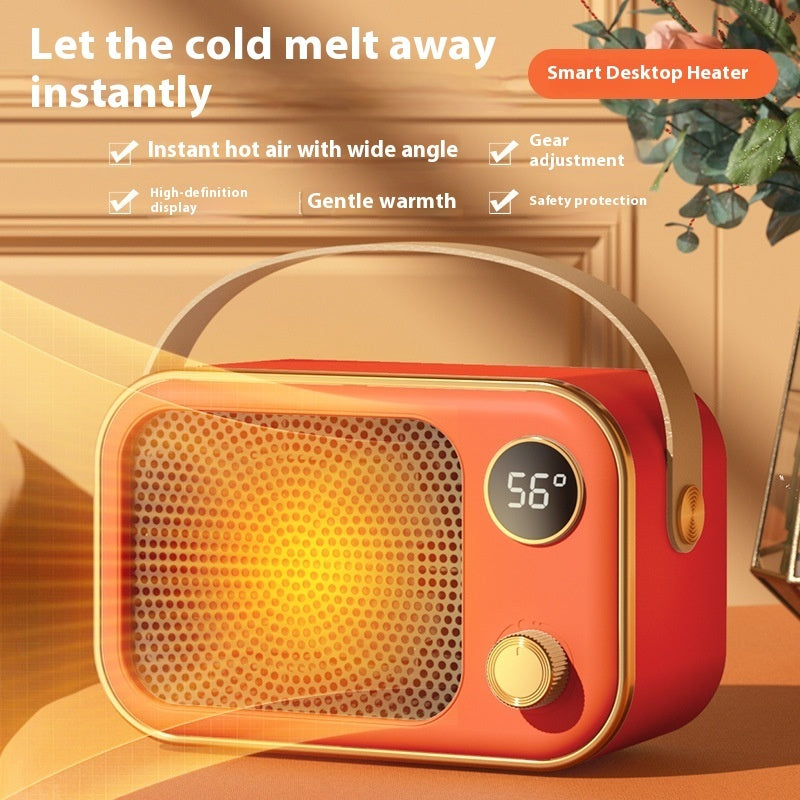 🔥 Digital Display Warm Air Blower – High Power Desktop Heater