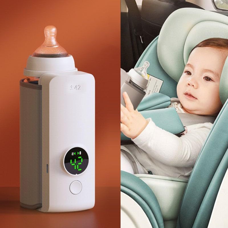 🍼 Portable Baby Bottle Warmer – Wireless USB Rechargeable Heating Bag