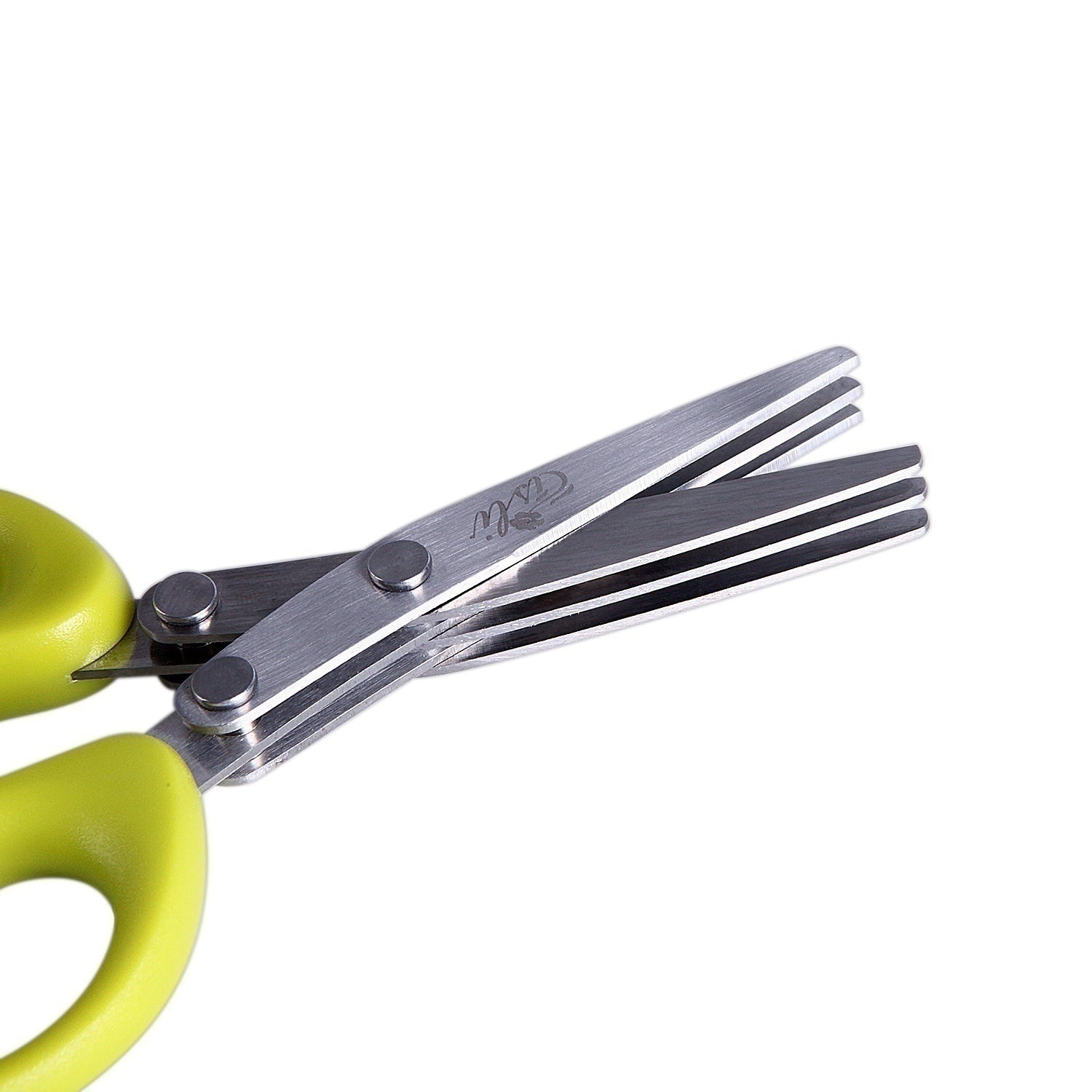 Multi-Layer Herb & Green Onion Scissors – Stainless Steel, 3 or 5 Blade Layers