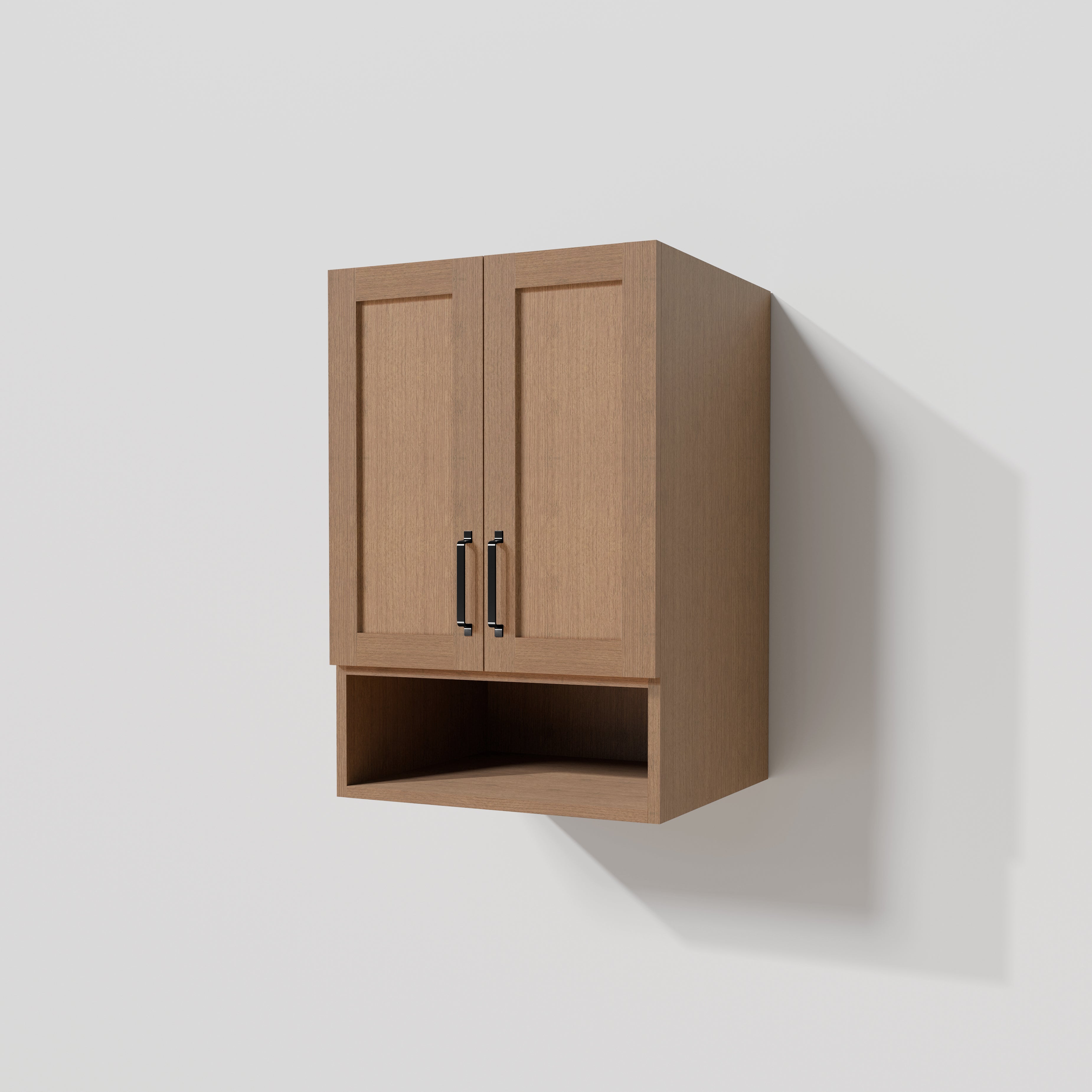Arlo 24" x 36" Solid-Wood Wall Mounted Storage Cabinet