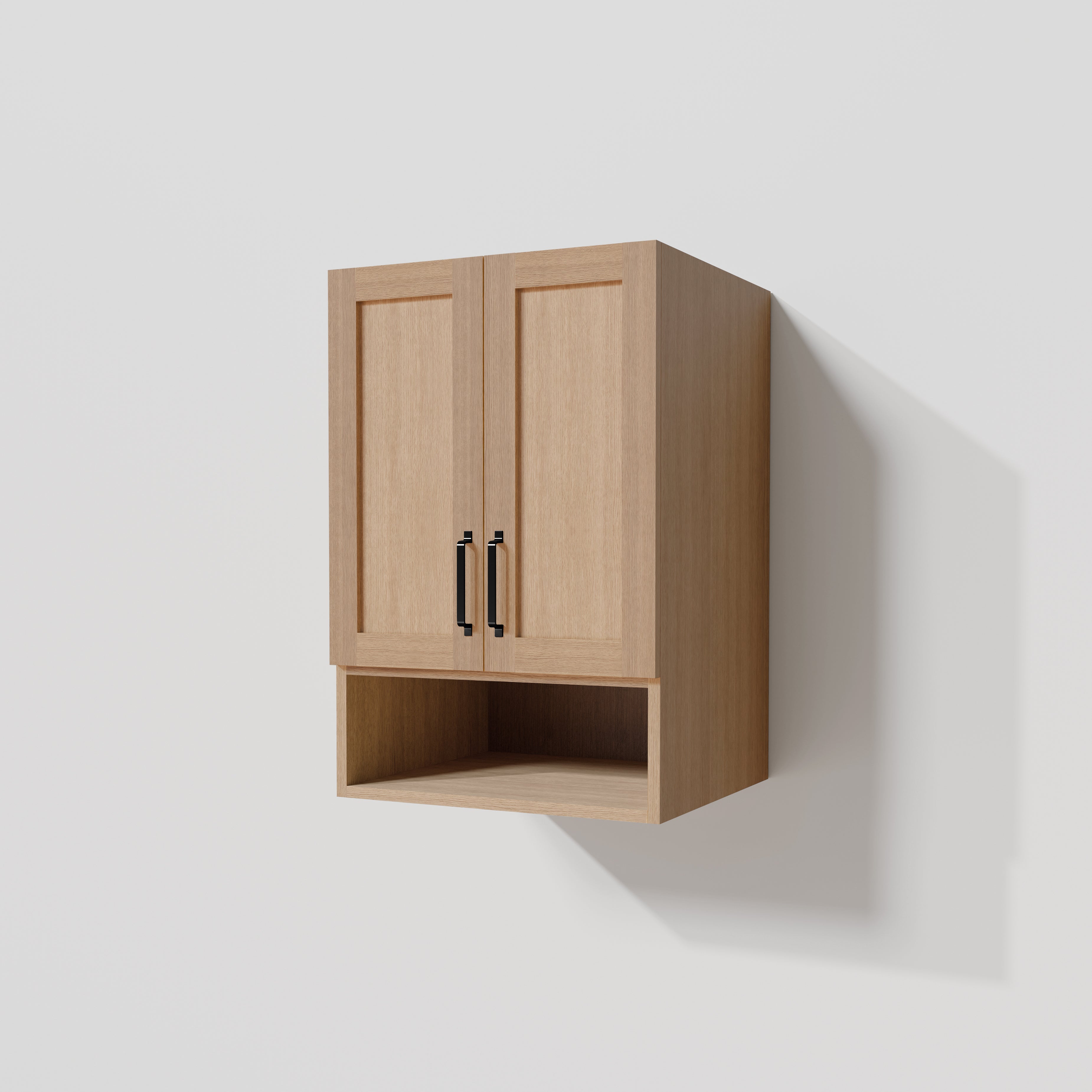 Arlo 24" x 36" Solid-Wood Wall Mounted Storage Cabinet