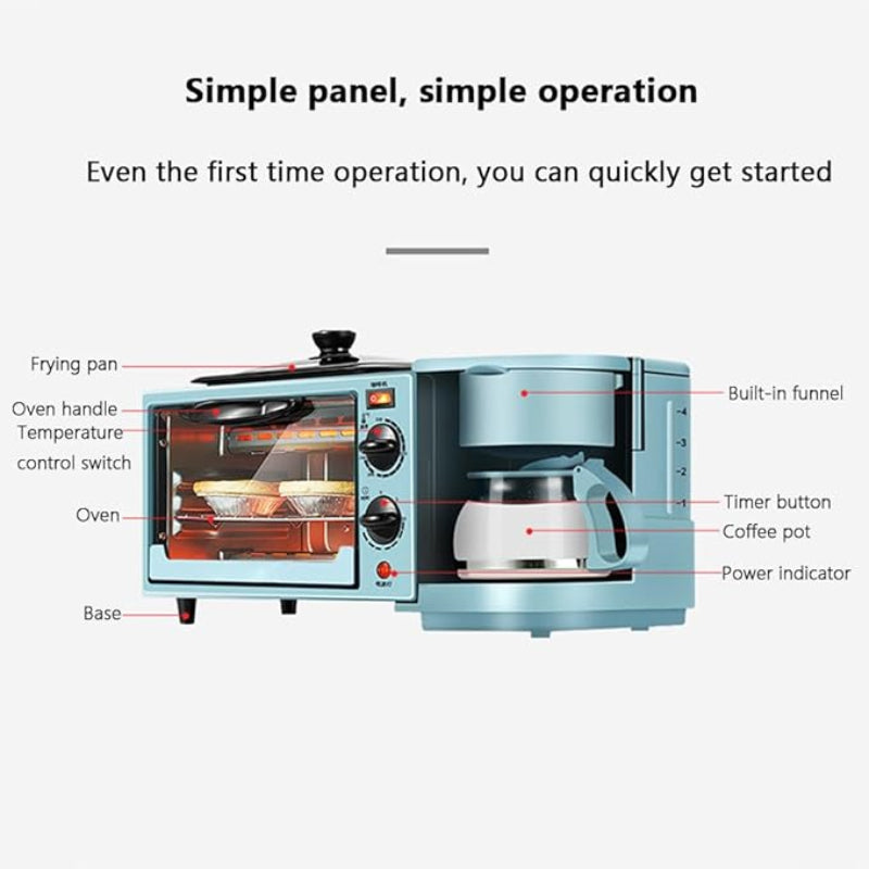 3-in-1 Breakfast and Sandwich Maker