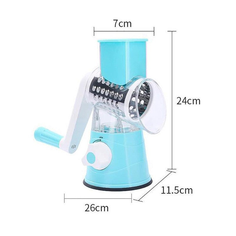 Multifunctional Hand-Crank Vegetable Cutter ? Manual Veggie Slicer & Chopper