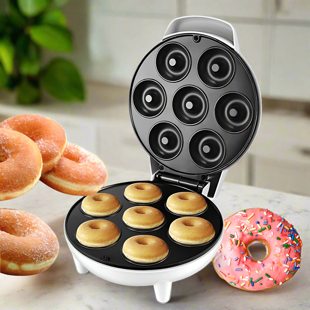 🍩 Home Donut & Cake Maker – 7 Mini Donuts in Minutes!
