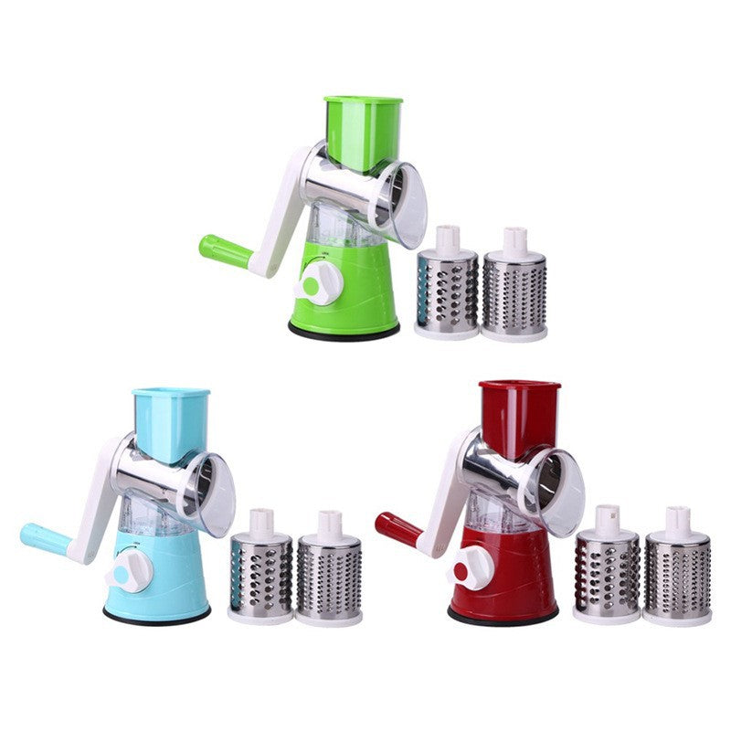 Multifunctional Hand-Crank Vegetable Cutter ? Manual Veggie Slicer & Chopper