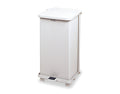 CAN STEP ON SQUARE 12GAL W/LINER WH
