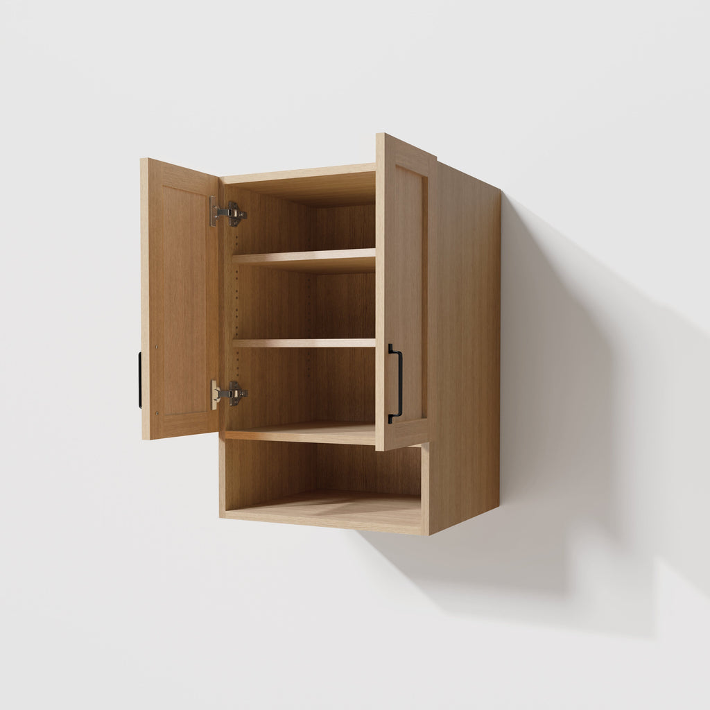 Arlo 24" x 36" Solid-Wood Wall Mounted Storage Cabinet
