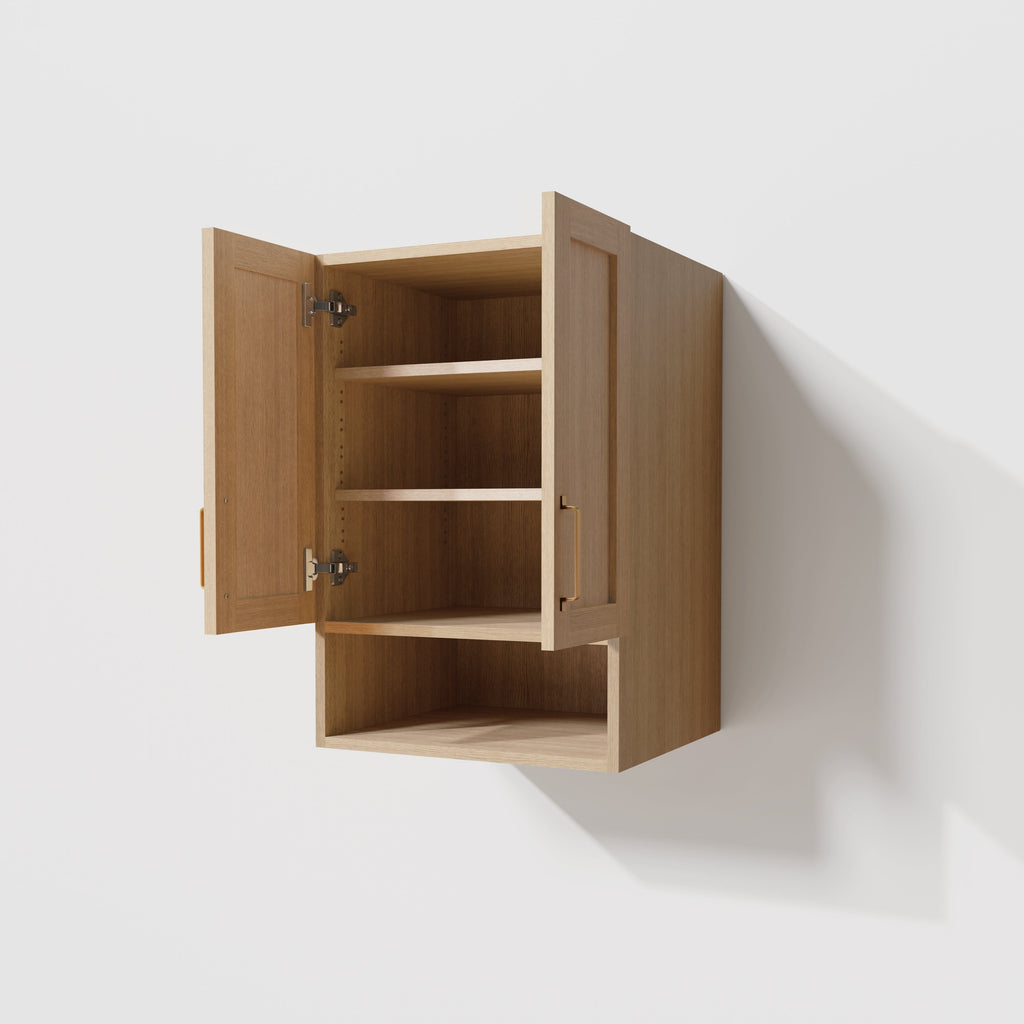 Arlo 24" x 36" Solid-Wood Wall Mounted Storage Cabinet