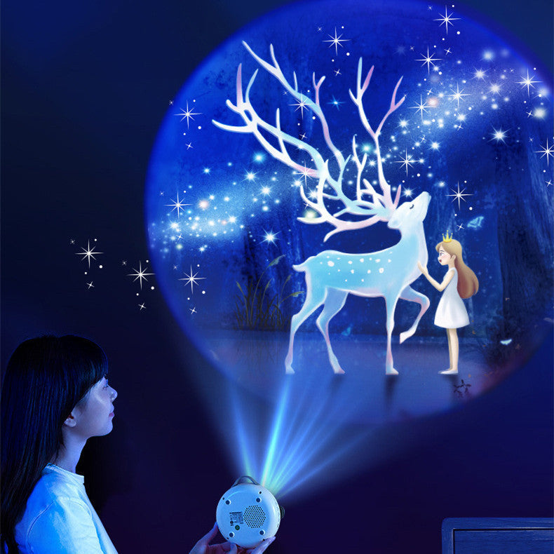 Cozy galaxy bedroom night lamp
