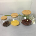 Transparent Glass Storage Jar ? Airtight Cork Seal for Tea, Spices & Dry Goods