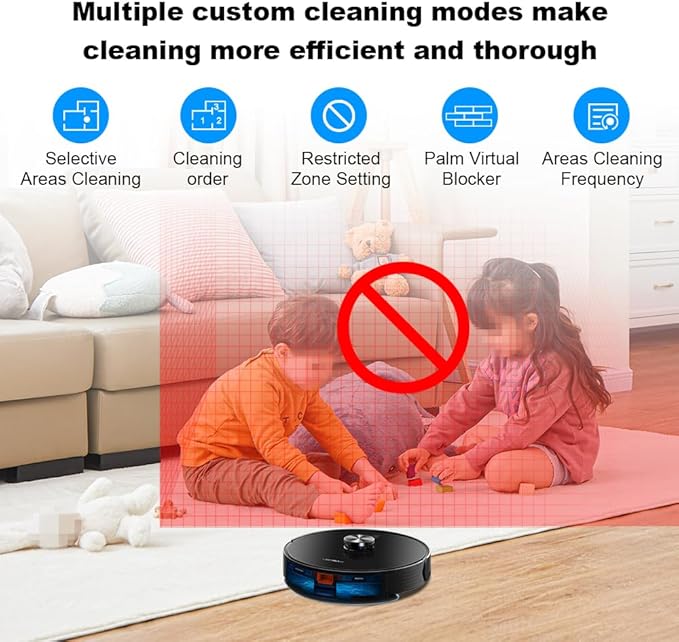 Smart Robot Vacuum Cleaner with Laser Navigation