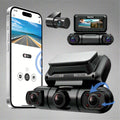 360° 4-Channel Dash Cam – Front, Rear & Side View, GPS + Night Vision