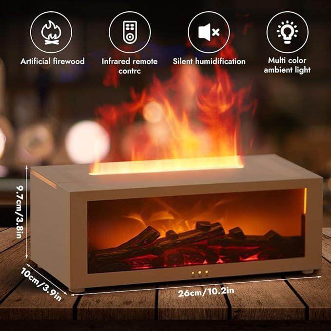 Fireplace Flame effect aroma diffuser