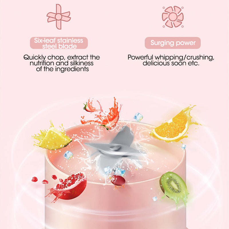 🍓 Portable USB Blender – Smoothie, Juicer & Sports Bottle in One