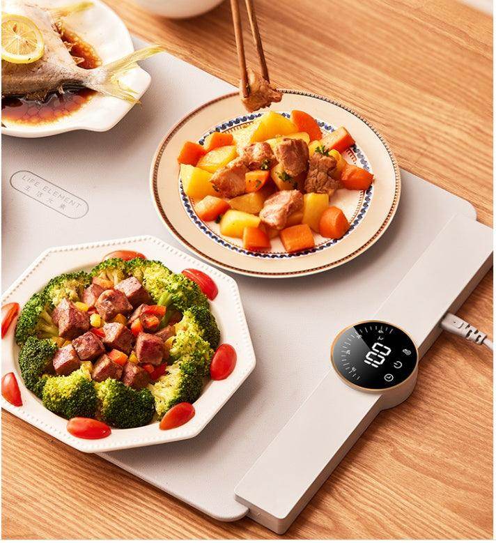 Silicone Foldable Warm Chopping Board with Digital Display