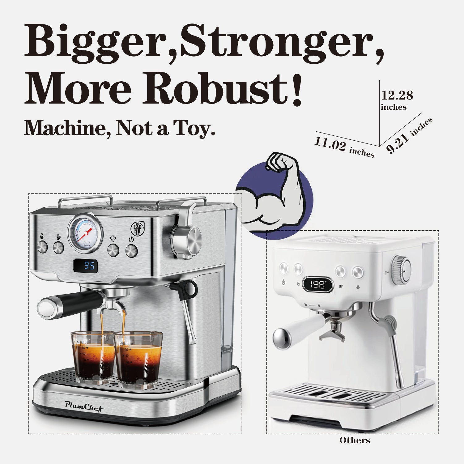 ☕ 20-Bar Professional Espresso Machine