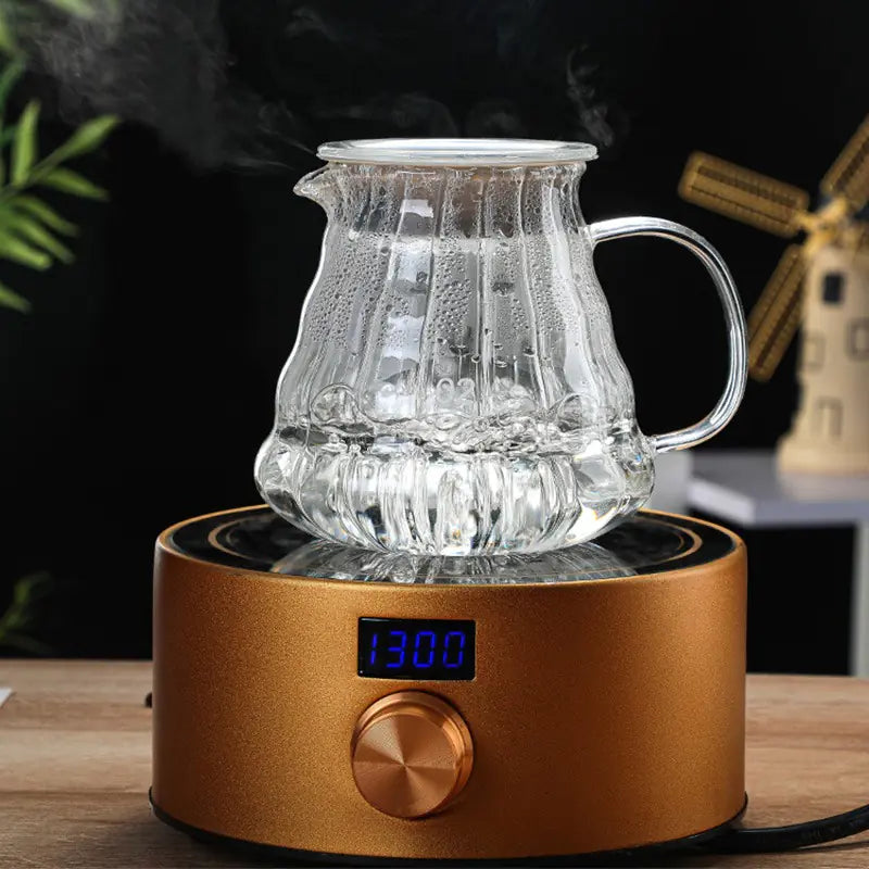 Glass Coffee Pour Over Pot with Filter