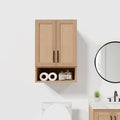 Arlo 24" x 36" Solid-Wood Wall Mounted Storage Cabinet