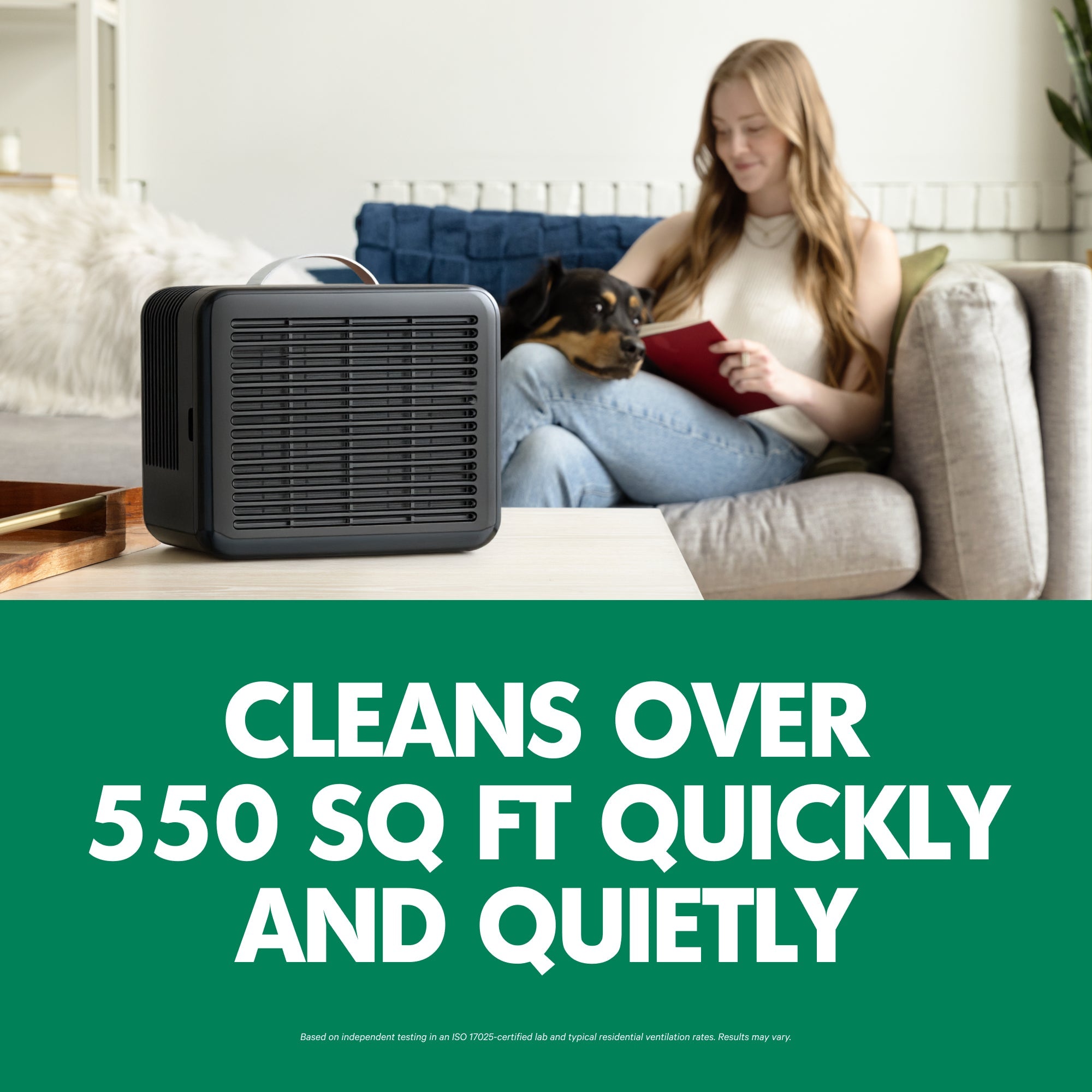 PuroAir 100i Smart HEPA Air Purifier – Compact Smart Air Cleaner for Home