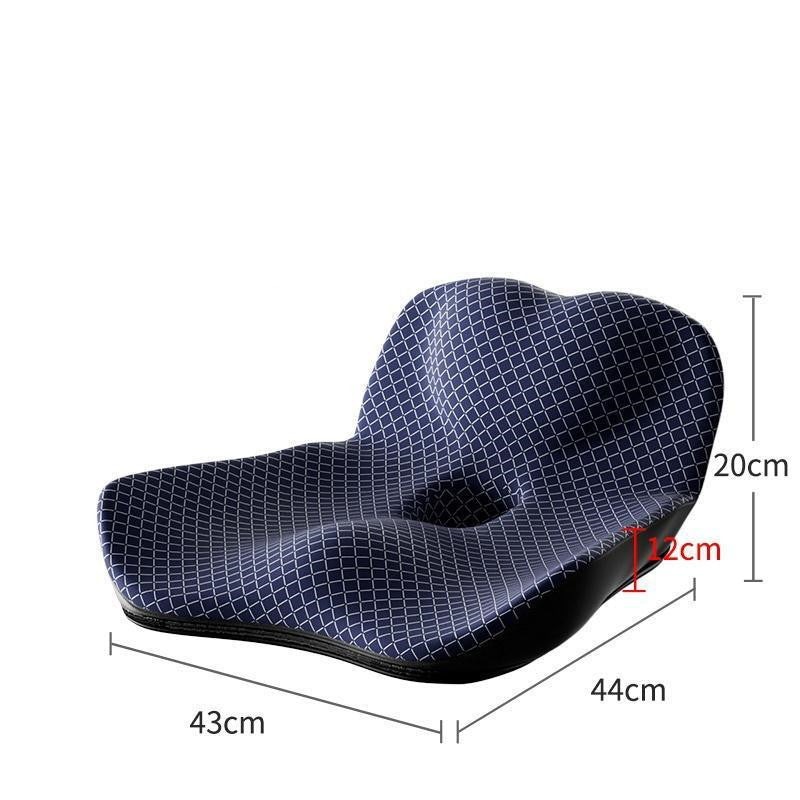 🔥 Heated Cushion with Backrest – Office & Home Ergonomic Seat Pad