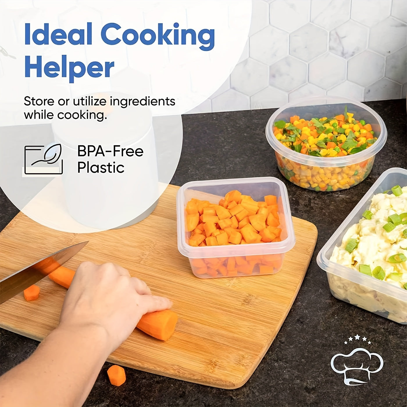 48pcs, Food Container, Plastic Food Storage Containers With Lids, BPA Free, Stackable, Different Sizes Set For Kitchen Organizing, Pantry Storage And Meal Prep