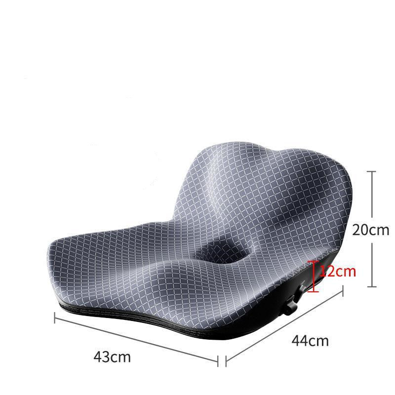 🔥 Heated Cushion with Backrest – Office & Home Ergonomic Seat Pad