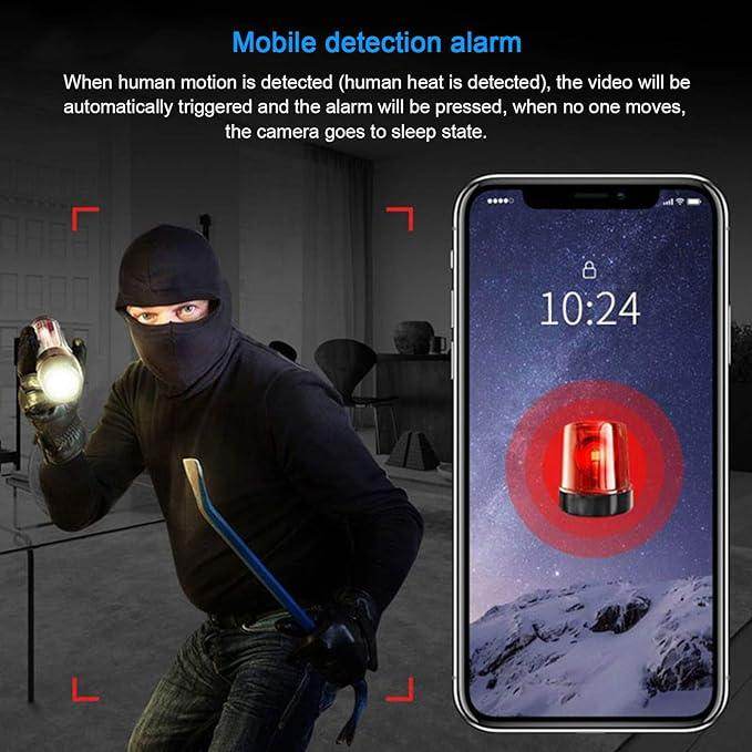 Wireless Security Camera with Night Vision & Motion Detection