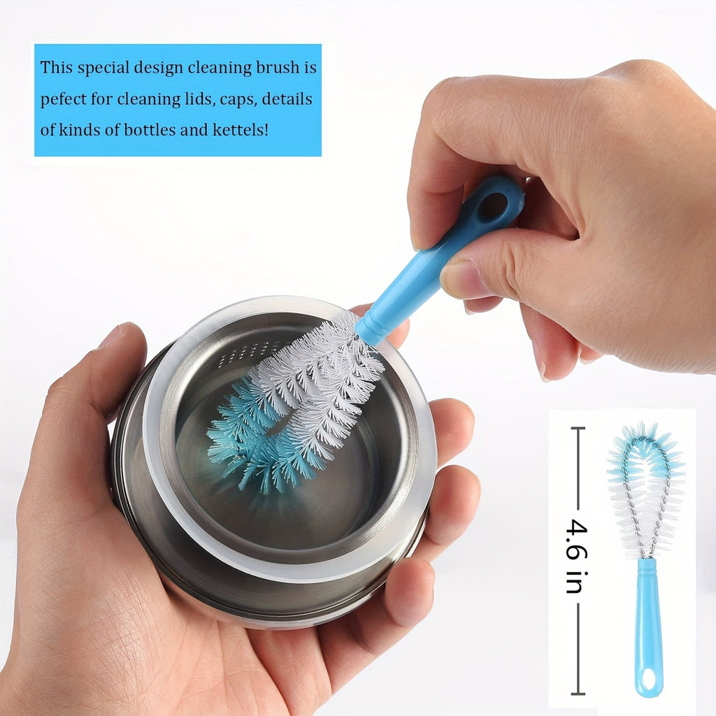 8pcs/set, Cup Brush, Long Handle Bottle Cleaning Brush, Straw Brush, Tea Stain Removal Brush, No Dead Corner, Multipurpose Kitchen Cleaning Brush, For Water Bottle, Tea Cup, Groove, Cleaning Supplies, Cleaning Tool, Christmas