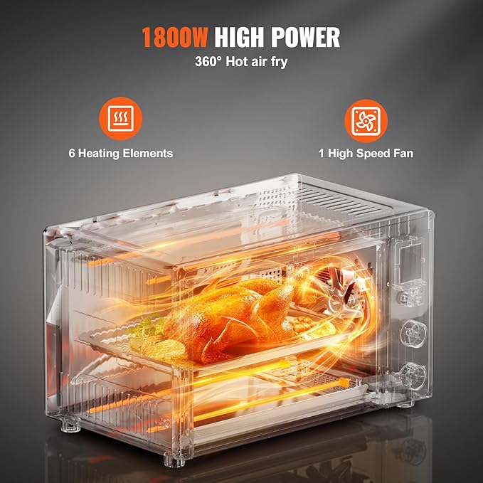 Countertop Convection Oven 28L – 10-in-1 Toaster