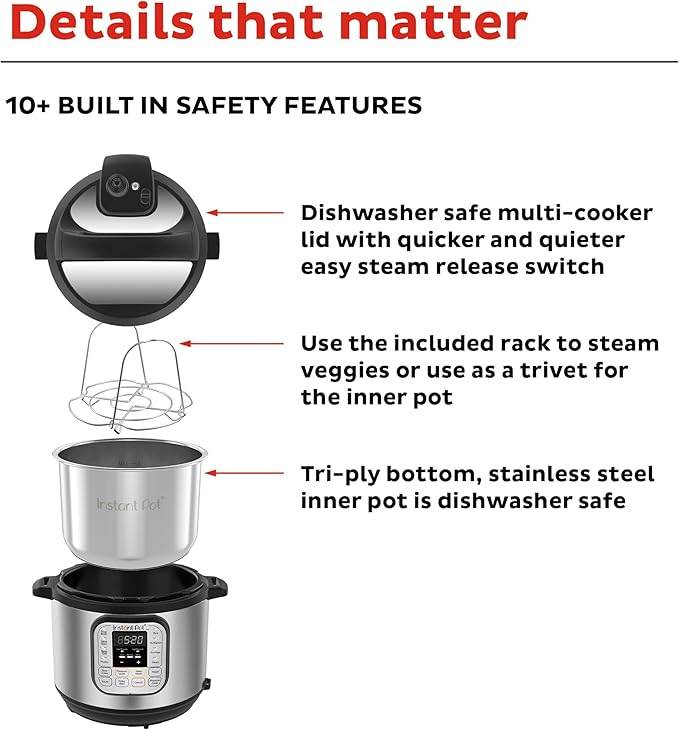 Instant Pot 7-in-1 Cooker – Electric Pressure Cooker