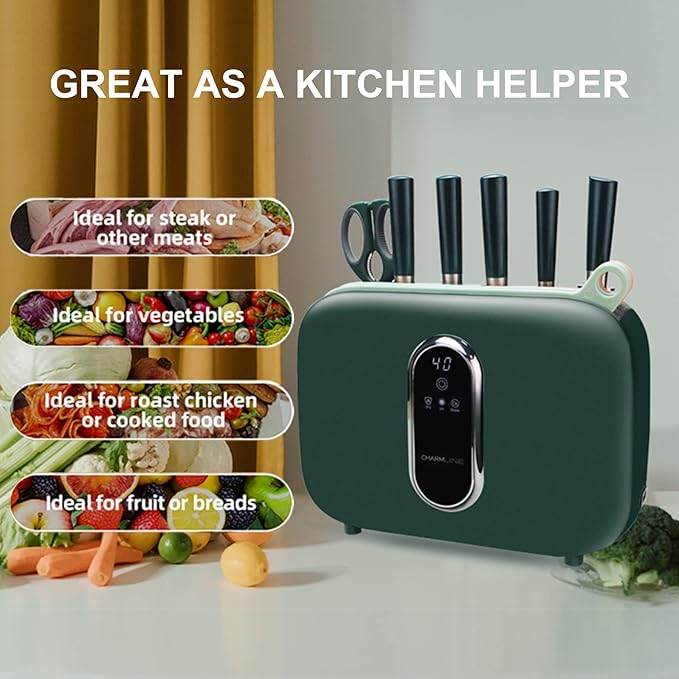 Smart Cutting Board Set with Knife Holder