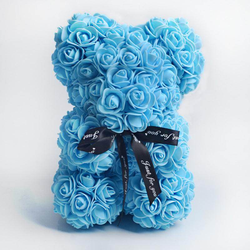 Valentine Foam Forever Rose Teddy Bear