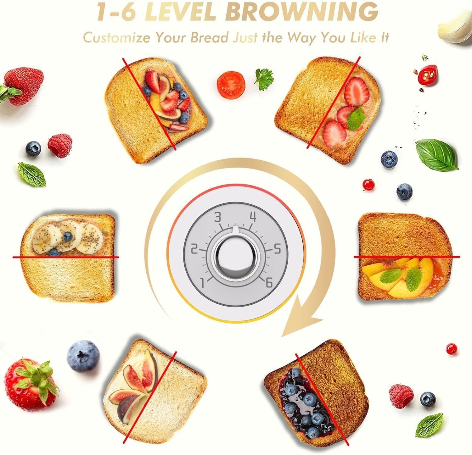Retro 2-Slice Stainless Steel Toaster
