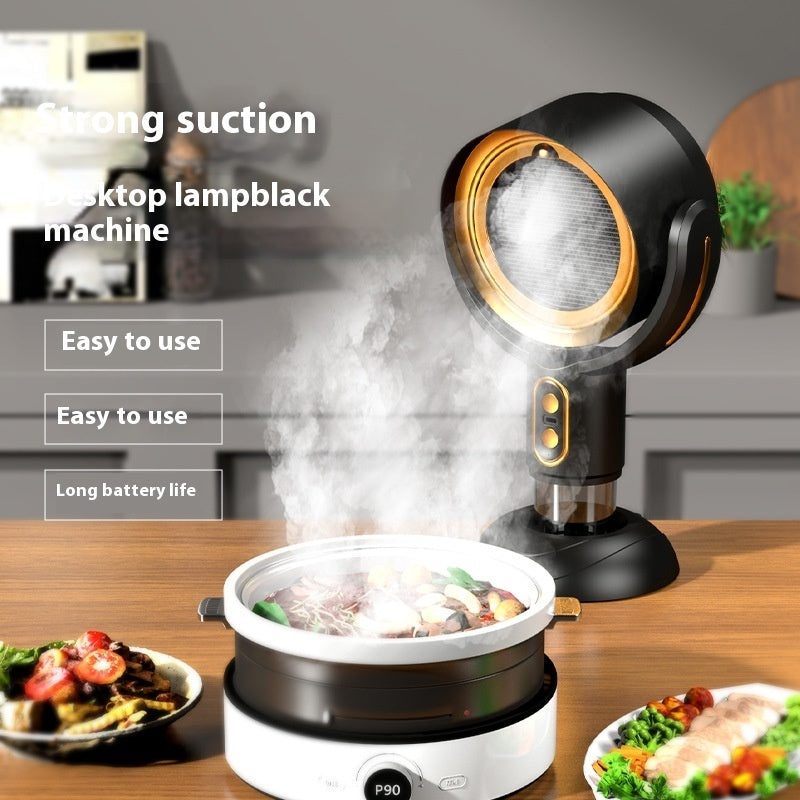 🌬️ Portable Desktop Range Hood – Smoke Removal & Air Purifier