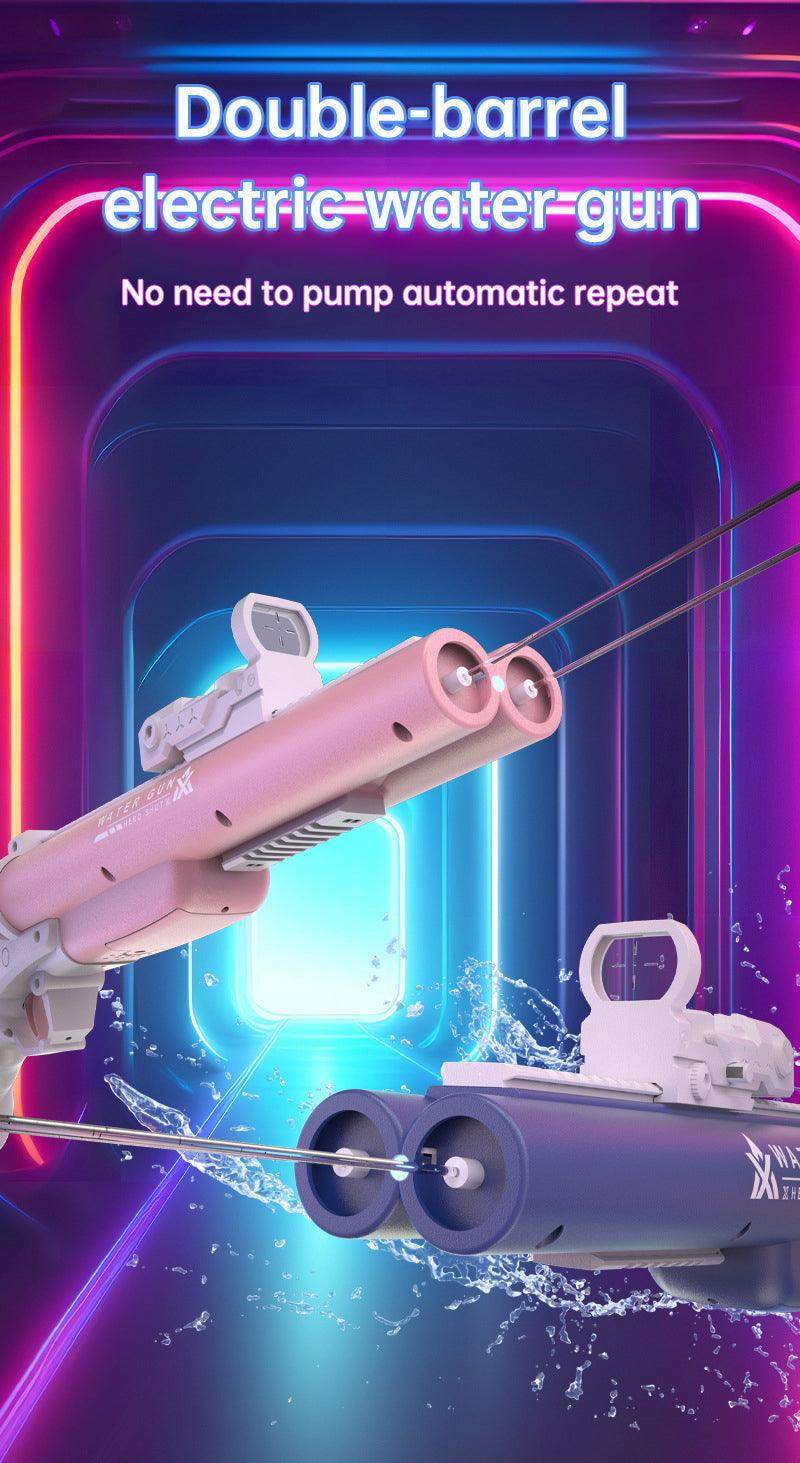 Double tube electric water gun