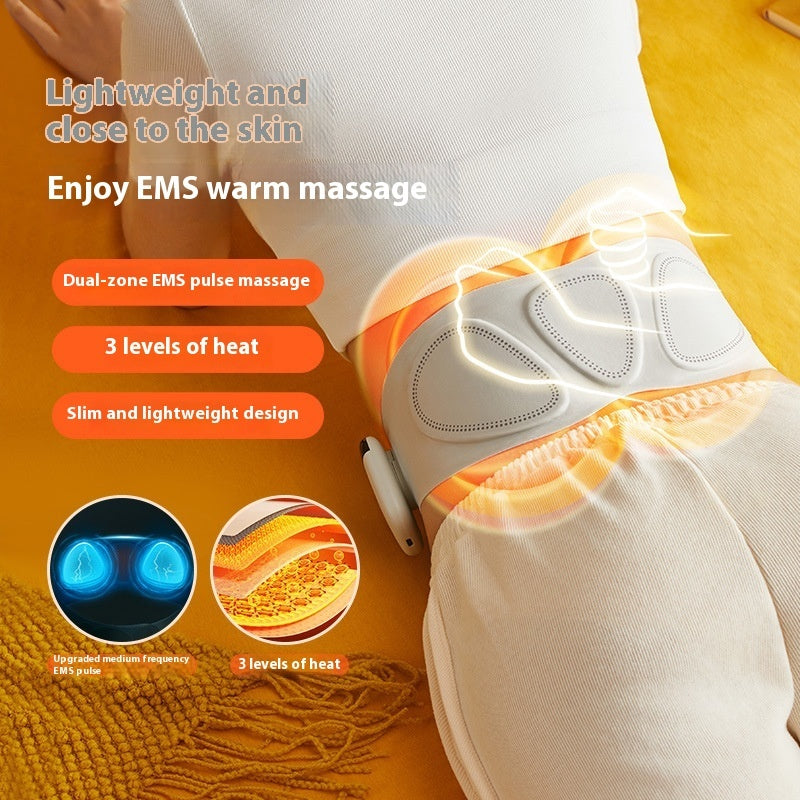 💆‍♀️ EMS Waist Massager – Heating & Warming Support Belt for Pain Relief