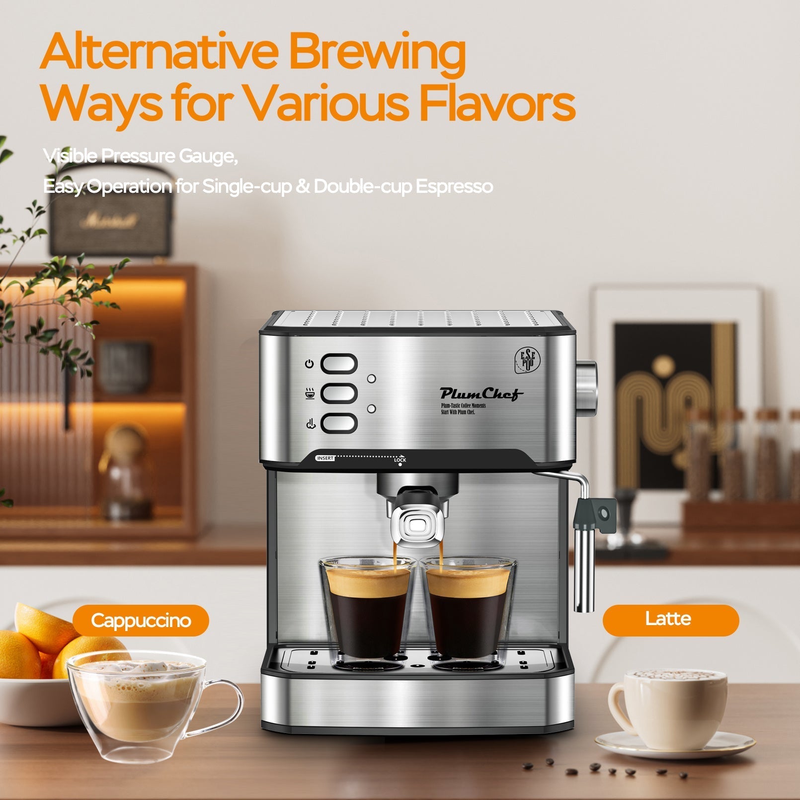 ☕ 20-Bar Professional Espresso Machine