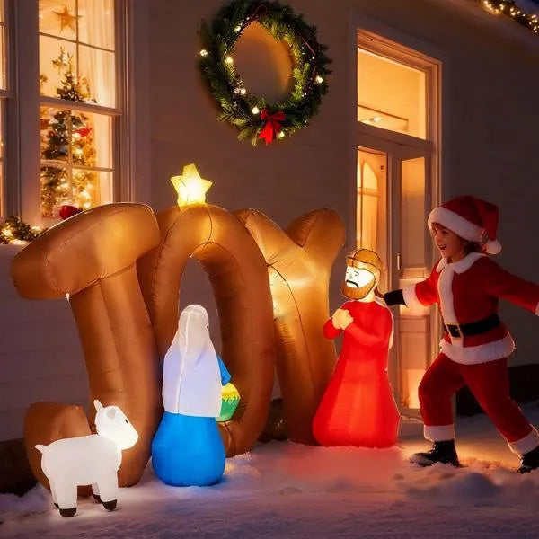 7.5FT Lighted Christmas Inflatable Decoration