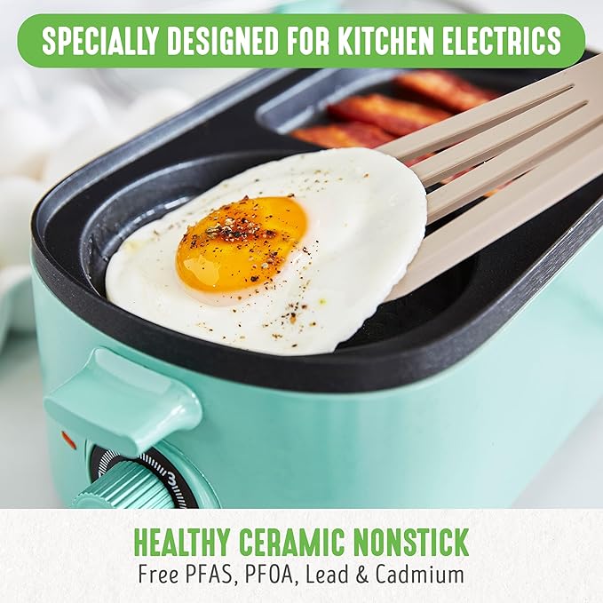 3-in-1 Breakfast Station – Ceramic Nonstick Griddles