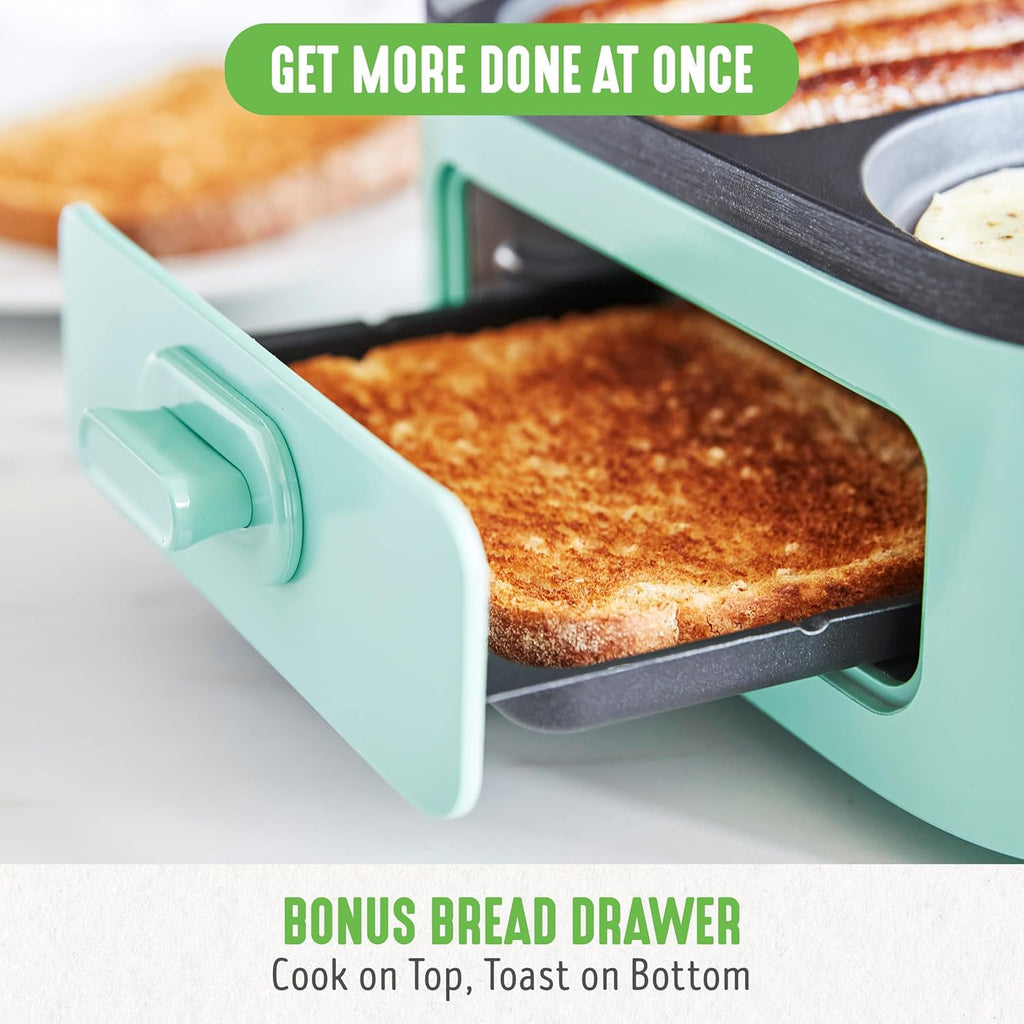 3-in-1 Breakfast Station – Ceramic Nonstick Griddles