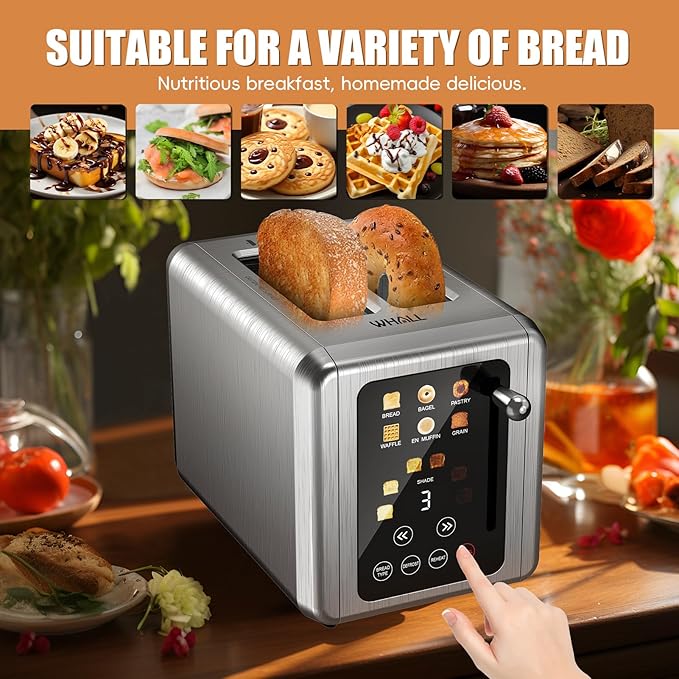Smart 2-Slice Toaster with Digital Display