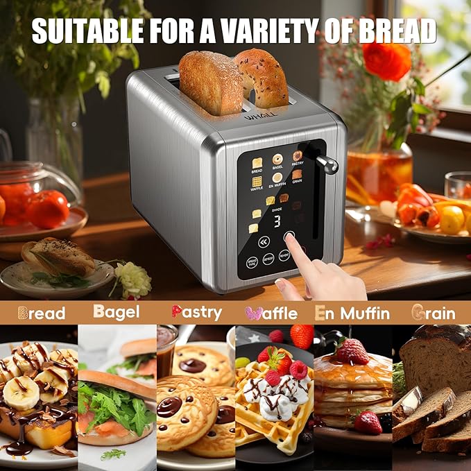 Smart 2-Slice Toaster with Digital Display