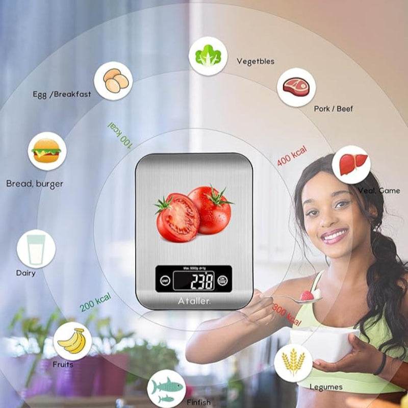 Smart Nutrition Food Scale with Bluetooth app