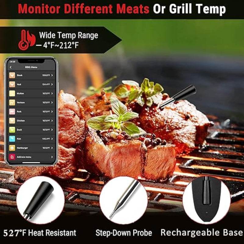Smart Probe Wireless Meat Thermometer - Limited Stock