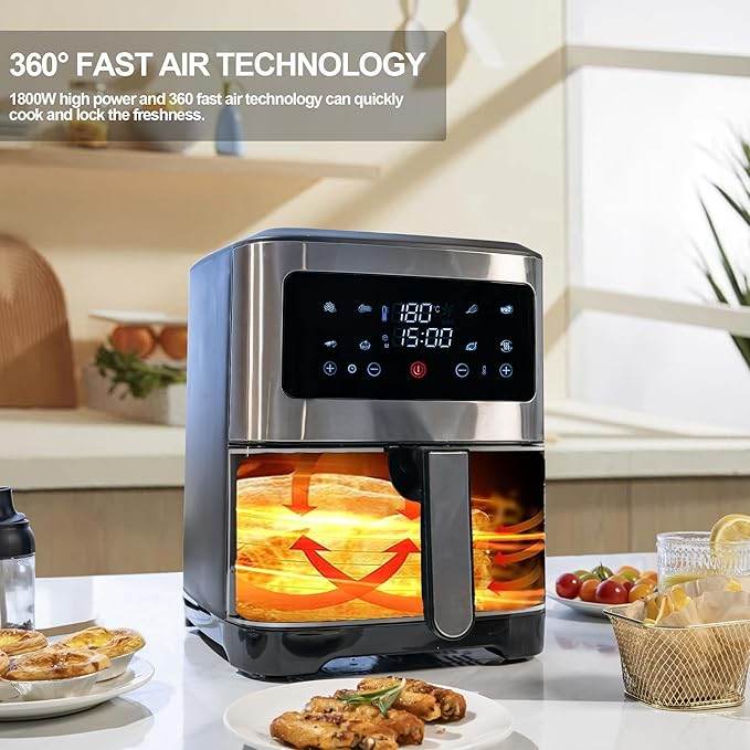 Large Capacity Air Fryer Visual Window Household