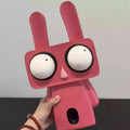 Red Resin Rabbit Ornament – Quirky Home Decor